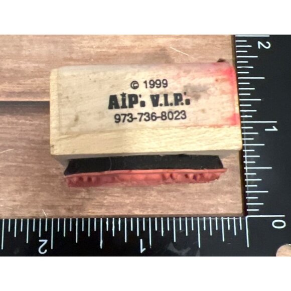 Vintage Hope Your Day Is Picture Perfect Rubber Stamp by AIP VIP 1999 - Picture 4 of 6